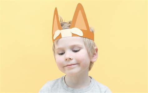 Make Your Own Fun Bluey-Themed Party Hats At Home