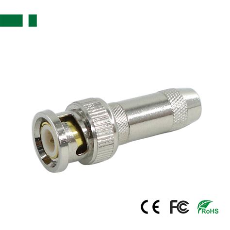 BNC Male Connector with screw, Copper Core.