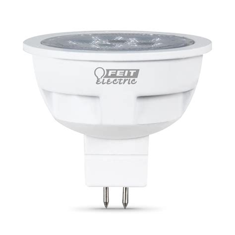 Feit Electric 50-Watt Equivalent Bright White (3000K) MR16 GU5.3 Bi-Pin Base Landscape LED Light ...