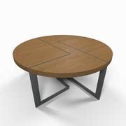 Modern Round Coffee Table 3D Model $16 - .obj .max .fbx .c4d - Free3D