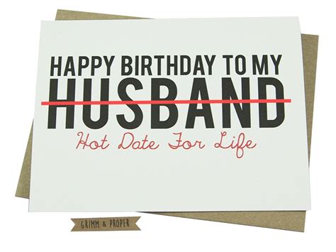 Husband Birthday Card Loving Funny For Him Hot Sexy