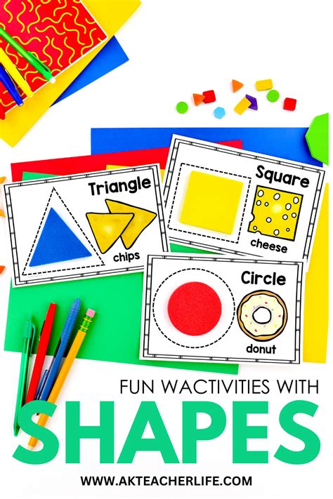 Free shapes preschool lesson plans – Artofit