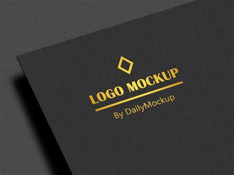 Free Logo PSD Mockup 2023 - Daily Mockup