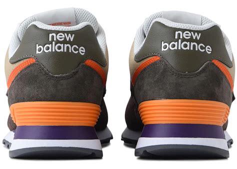 New Balance 574 Brown Purple Orange Grey - U574PG2 - US