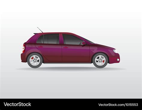 Car side view Royalty Free Vector Image - VectorStock