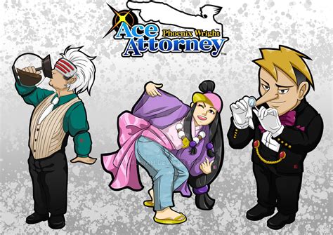 Phoenix Wright - Godot, Maya and by KimJinAh on DeviantArt