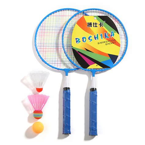 Badminton Rackets for Children Set Durable Badminton Set for Kids ...