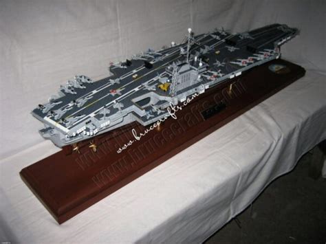 USS Kitty Hawk (CV-63) - Mahogany Wooden Aircraft Models – Boat & Ship ...