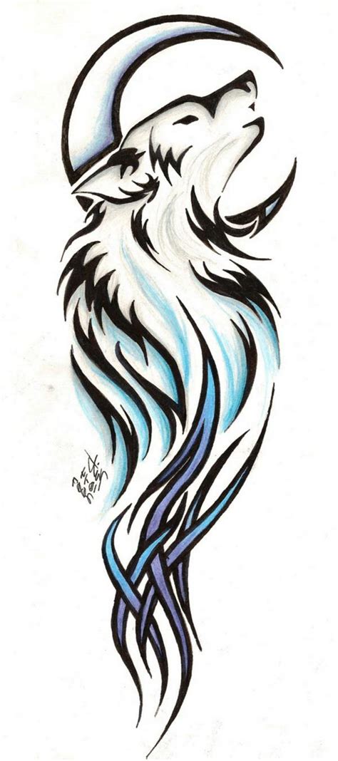 Silhouette Wolf Tattoo at GetDrawings | Free download