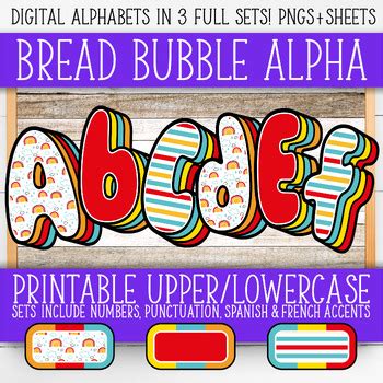 Alphabet & Number Clipart | (3) Sets - Large For Wall & Boards | AL55BOBB-A201