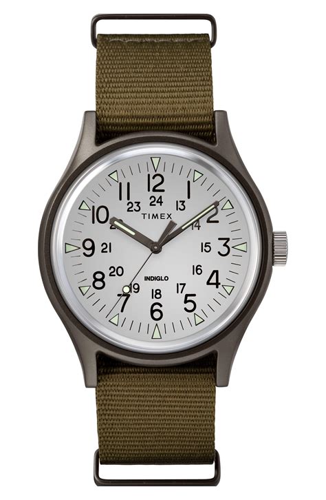 Timex Synthetic Timex Mk1 Nylon Strap Watch in Metallic - Lyst