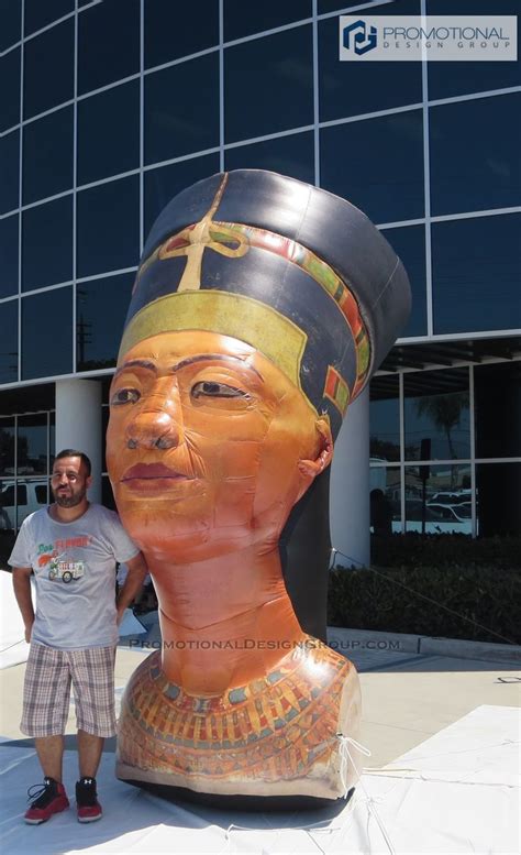 Giant Inflatable Nefertiti Prop. PromotionalDesignGroup.com