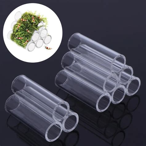 Fish Tank Shelter 3/6 Tube Aquarium Pipe Shrimp Cave Hide Breeding ...