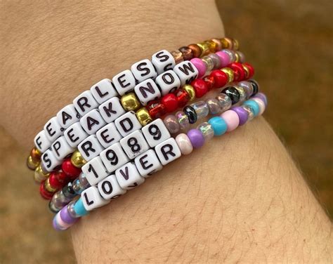 Taylor Swift Album Bracelets Eras Taylors Version - Etsy