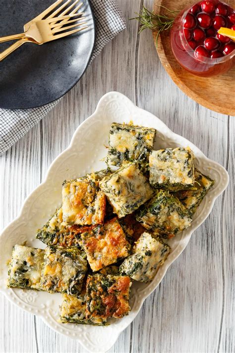 Spinach Squares {Classic Appetizer Recipe} - Goodie Godmother