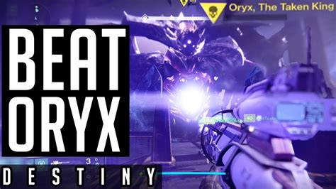 Destiny Beat Oryx | The Kings Fall Raid 'Oryx Boss Fight' - YouTube