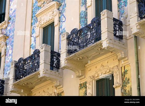 Italian Liberty architecture in Milan, Casa Galimberti building, Via ...