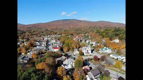 Ludlow, VT Downtown Drone - YouTube