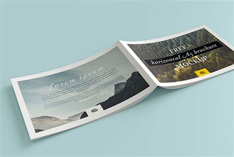 Landscape brochure mockup - Mockups Design