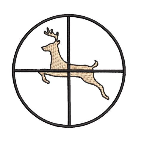 Free Deer Hunting Target Embroidery Design - Romney Ridge Farms & Crafts
