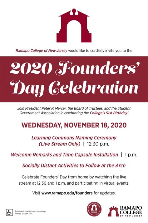 Founders’ Day - Ramapo College Foundation