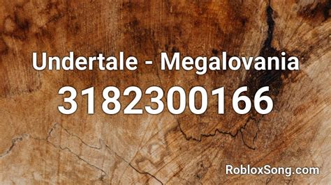 Undertale - Megalovania Roblox ID - Roblox music codes