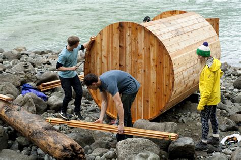 Building a DIY Outdoor Sauna in the Backcountry - Gibbons Whistler