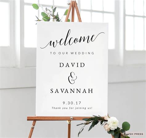 Wedding Welcome Sign Template Printable Welcome to Our | Etsy | Wedding ...