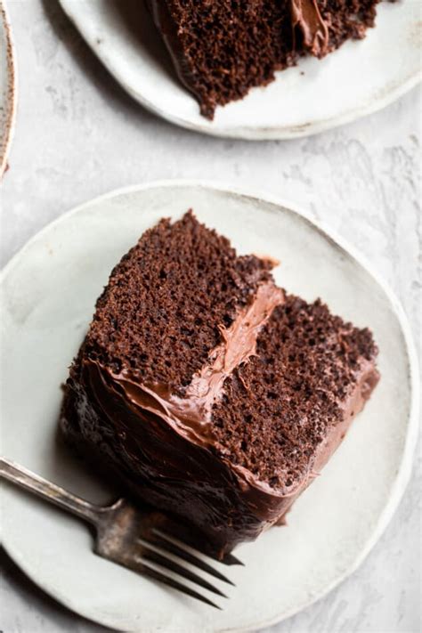 The FUDGIEST Dairy-Free Chocolate Cake - Food Faith Fitness