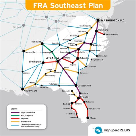 High Speed Rail in the Southeast | High Speed Rail Alliance