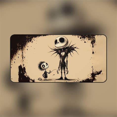 Jack Skellington Desk Mat, XXL Gaming Mouse Pad, Movie Mousepad, Large Desk Pad - Etsy