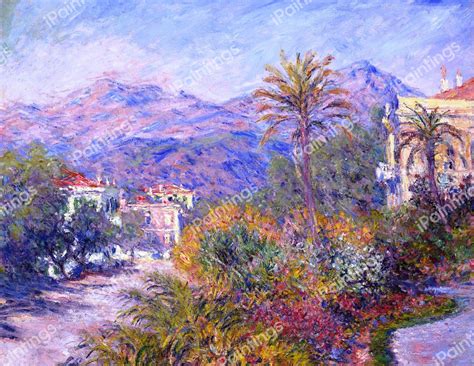 Strada Romada in Bordighera Painting by Claude Monet Reproduction ...