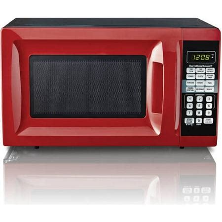 Hamilton Beach 0.7 Cu. Ft. Microwave Oven, Red - Walmart.com