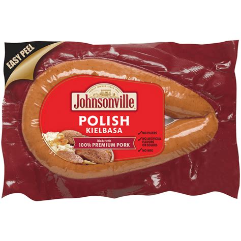 Johnsonville Polish Kielbasa Smoked Sausage, 13.5 oz - Walmart.com - Walmart.com