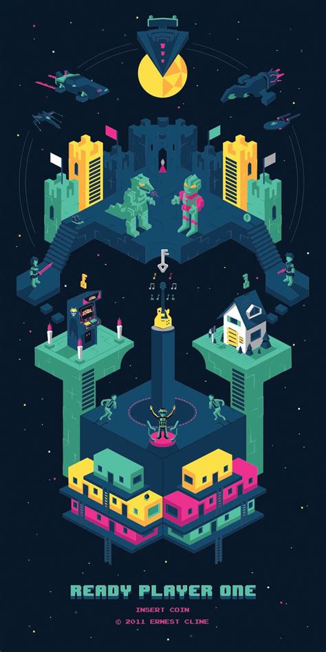 Ready Player One Gets The Colorful, Pop Reference-Filled Fan Poster It Deserves | Ready player ...