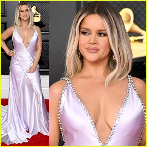 Maren Morris Steps Out In A Gorgeous Baby Pink Gown For Grammys 2021 | 2021 Grammys, Maren ...