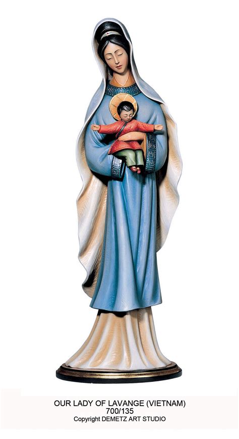 Mary Statue (Our Lady of La Vang) #700/135, 36" - McKay Church Goods