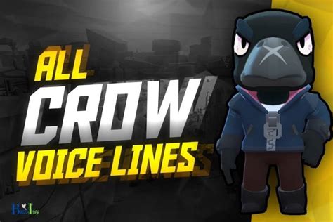 What Does Crow Say In Brawl Stars? Voice Lines!