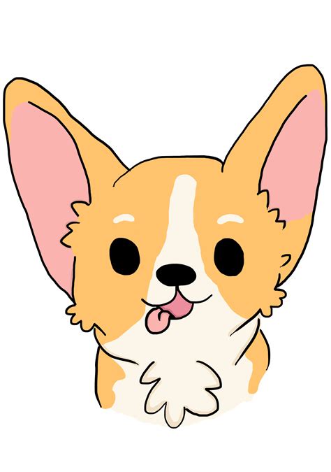 A sticker, mug or a T-shirt? Feel happy with Corgi - any time, any day, any season | Cute kawaii ...