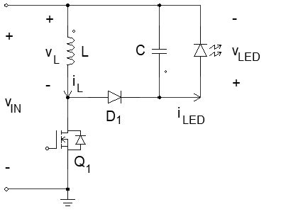 Schematic of a floating buck-boost LED driver. | Download Scientific Diagram