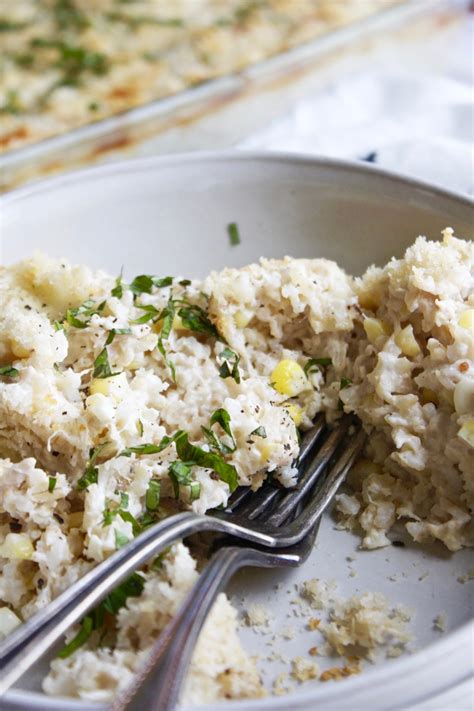 Creamy Chicken and Fresh Corn Casserole