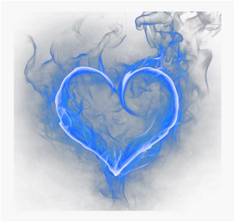 Blue Fire Heart