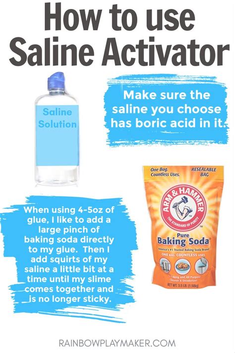 How To Make Slime Activator No Borax Or Baking Soda - WHODOTO