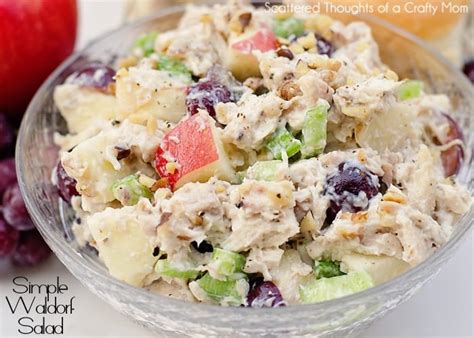 Simple Waldorf Salad Recipe - Scattered Thoughts of a Crafty Mom