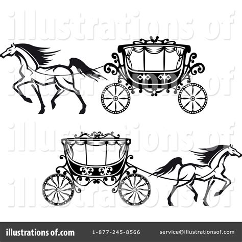 Carriage Clipart #1304536 - Illustration by Vector Tradition SM