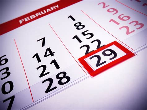 Day Of Year Calendar Leap Year Non Leap Year