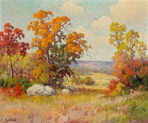 Robert W. Wood | Autumn landscape, Texas | MutualArt