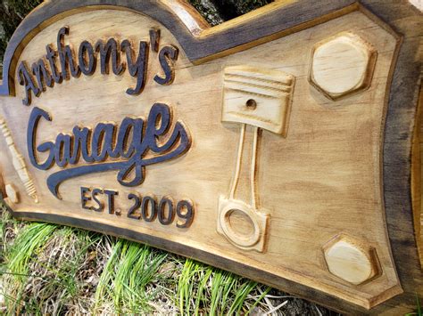 Personalized Garage Sign Shop Sign Established Personalized - Etsy