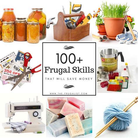 This is a comprehensive list of all the skills that frugal people use ...