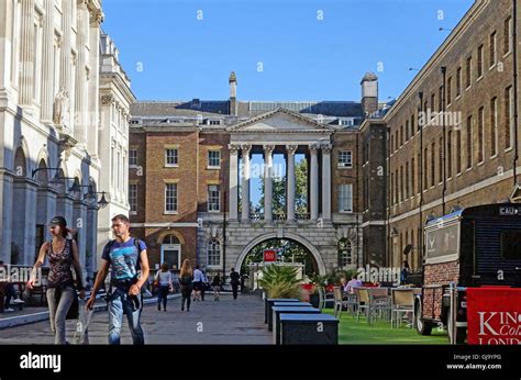 King's College University of London Strand campus buildings, London Stock Photo: 114545384 - Alamy